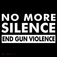 No More Silence End Gun Violence Anti Gun Tank Top