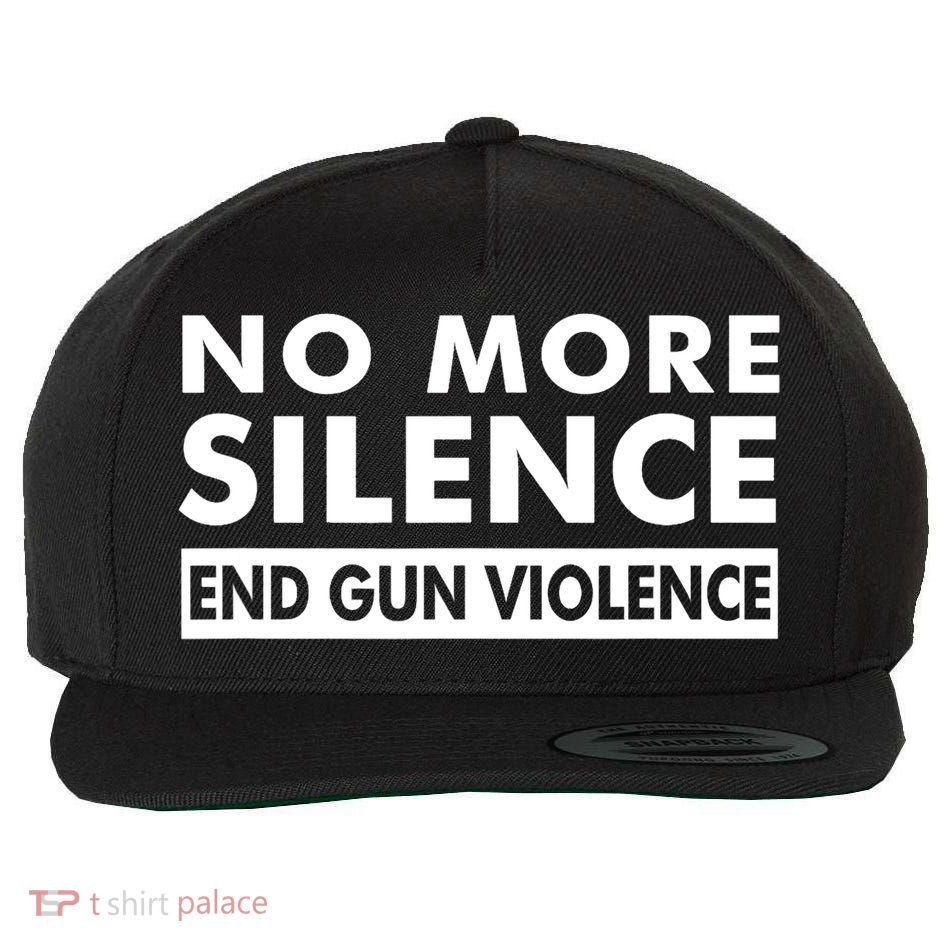 No More Silence End Gun Violence Anti Gun Wool Snapback Cap