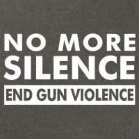 No More Silence End Gun Violence Anti Gun Cotton Canvas Backpack