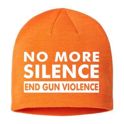 No More Silence End Gun Violence Anti Gun Sustainable Beanie