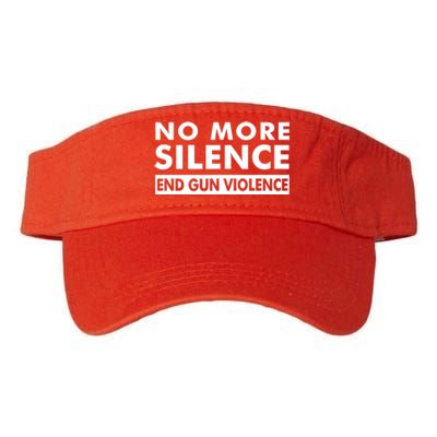 No More Silence End Gun Violence Anti Gun Valucap Bio-Washed Visor