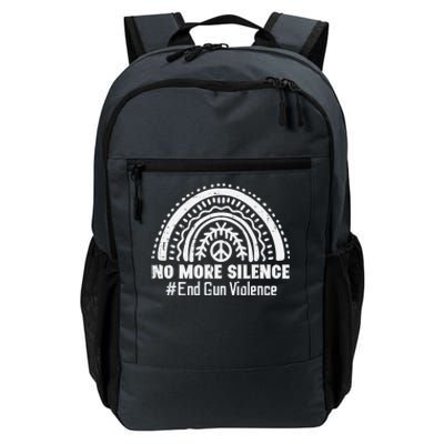 No More Silence End Gun Violence Awareness Month Orange Daily Commute Backpack