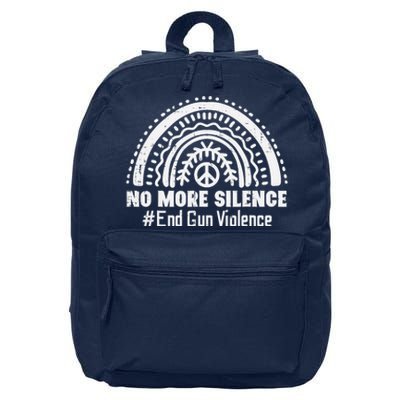 No More Silence End Gun Violence Awareness Month Orange 16 in Basic Backpack