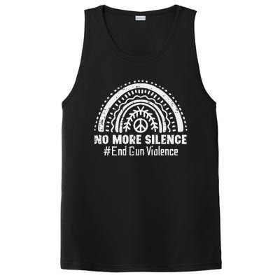 No More Silence End Gun Violence Awareness Month Orange PosiCharge Competitor Tank