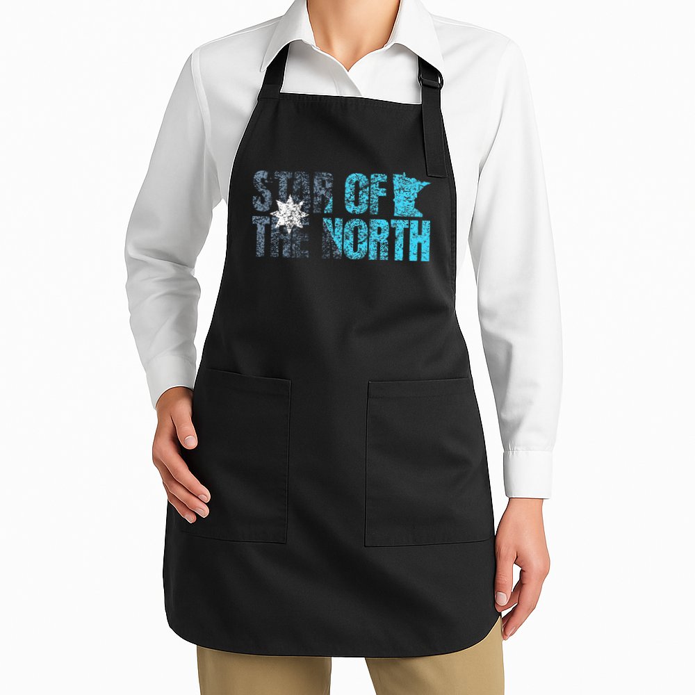 New Minnesota State Flag Mn Star Of The North Map Apron