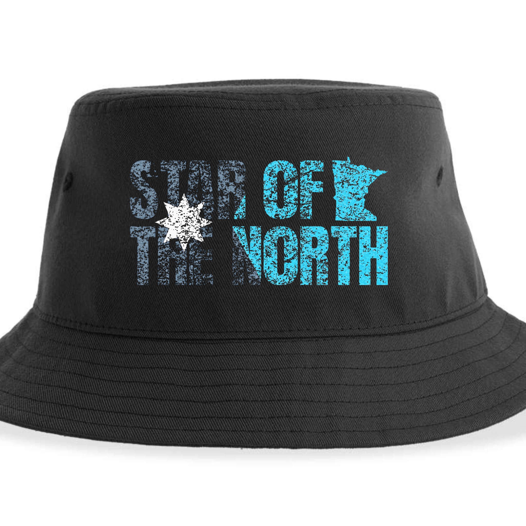 New Minnesota State Flag Mn Star Of The North Map Sustainable Bucket Hat