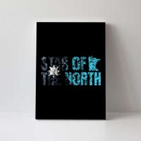 New Minnesota State Flag Mn Star Of The North Map Canvas