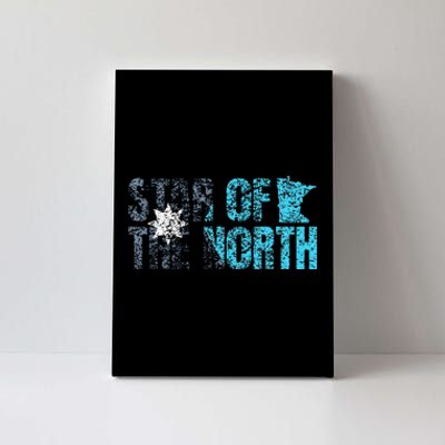 New Minnesota State Flag Mn Star Of The North Map Canvas