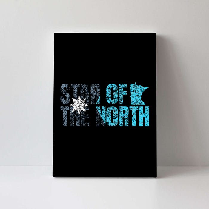 New Minnesota State Flag Mn Star Of The North Map Canvas