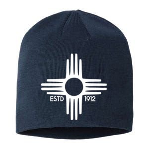 New Mexico State Flag Zia Symbol Sustainable Beanie