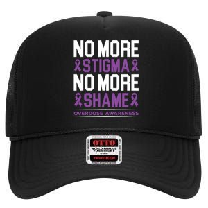 No More Stigma No More Shame Addiction High Crown Mesh Back Trucker Hat