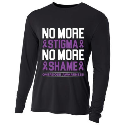 No More Stigma No More Shame Addiction Cooling Performance Long Sleeve Crew