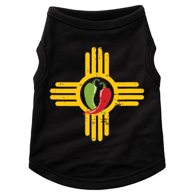 New Mexico Southwest Zia With Red And Green Chile Doggie Tank