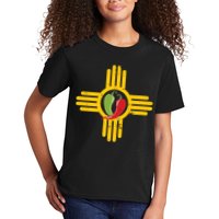 New Mexico Southwest Zia With Red And Green Chile Kids T-Shirt