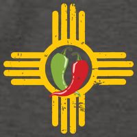 New Mexico Southwest Zia With Red And Green Chile Vector Backpack