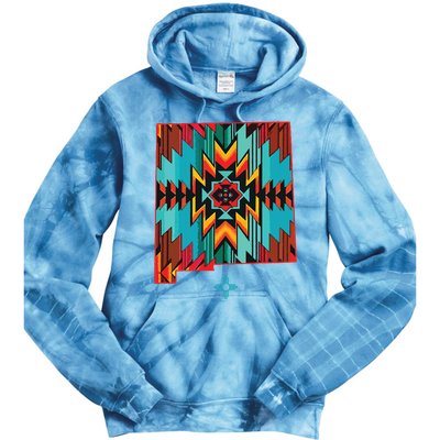 New Mexico State Floral Design Southwest Nm Zia Art Tie Dye Hoodie