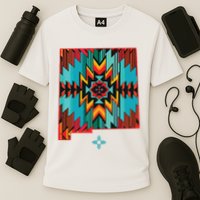 New Mexico State Floral Design Southwest Nm Zia Art Cooling Performance Crew T-Shirt