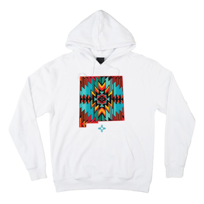 New Mexico State Floral Design Southwest Nm Zia Art Hoodie