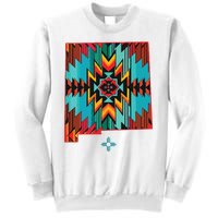 New Mexico State Floral Design Southwest Nm Zia Art Sweatshirt