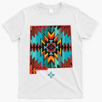 New Mexico State Floral Design Southwest Nm Zia Art T-Shirt