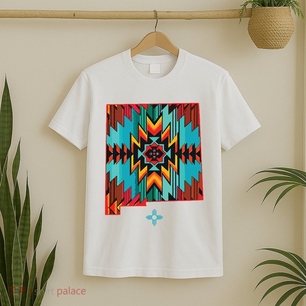 New Mexico State Floral Design Southwest Nm Zia Art T-Shirt