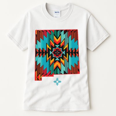 New Mexico State Floral Design Southwest Nm Zia Art Tall T-Shirt