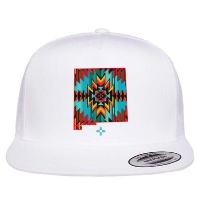 New Mexico State Floral Design Southwest Nm Zia Art Flatbill Hat