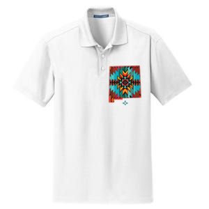 New Mexico State Floral Design Southwest Nm Zia Art Dry Zone Grid Polo