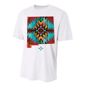 New Mexico State Floral Design Southwest Nm Zia Art Performance Sprint T-Shirt