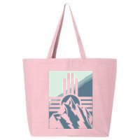 New Mexico State Zia Symbol And Mountains Graphic Design 25L Jumbo Tote