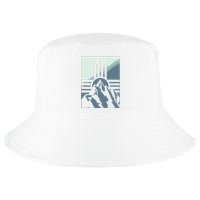 New Mexico State Zia Symbol And Mountains Graphic Design Cool Comfort Performance Bucket Hat