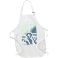 New Mexico State Zia Symbol And Mountains Graphic Design Apron