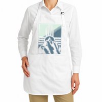 New Mexico State Zia Symbol And Mountains Graphic Design Apron