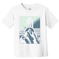 New Mexico State Zia Symbol And Mountains Graphic Design Toddler T-Shirt