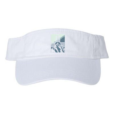 New Mexico State Zia Symbol And Mountains Graphic Design Visor