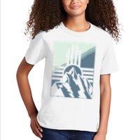 New Mexico State Zia Symbol And Mountains Graphic Design Kids T-Shirt