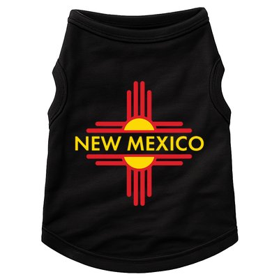 New Mexico State Zia Symbol Design Doggie Tank