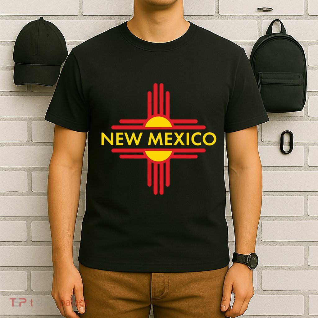 New Mexico State Zia Symbol Design T-Shirt