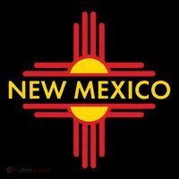 New Mexico State Zia Symbol Design Womens T-Shirt