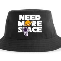 Need More Space Funny Astronaut Sustainable Bucket Hat