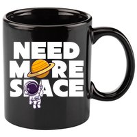 Need More Space Funny Astronaut 11oz C Handle Ceramic Mug