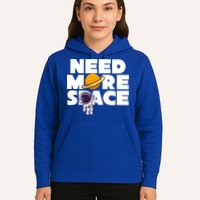 Need More Space Funny Astronaut Hoodie