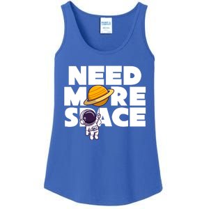 Need More Space Funny Astronaut Ladies Essential Tank