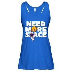 Need More Space Funny Astronaut Ladies Essential Flowy Tank