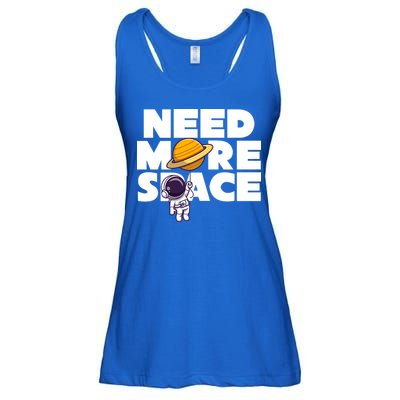 Need More Space Funny Astronaut Ladies Essential Flowy Tank