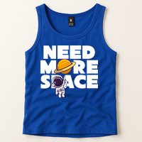 Need More Space Funny Astronaut Tank Top