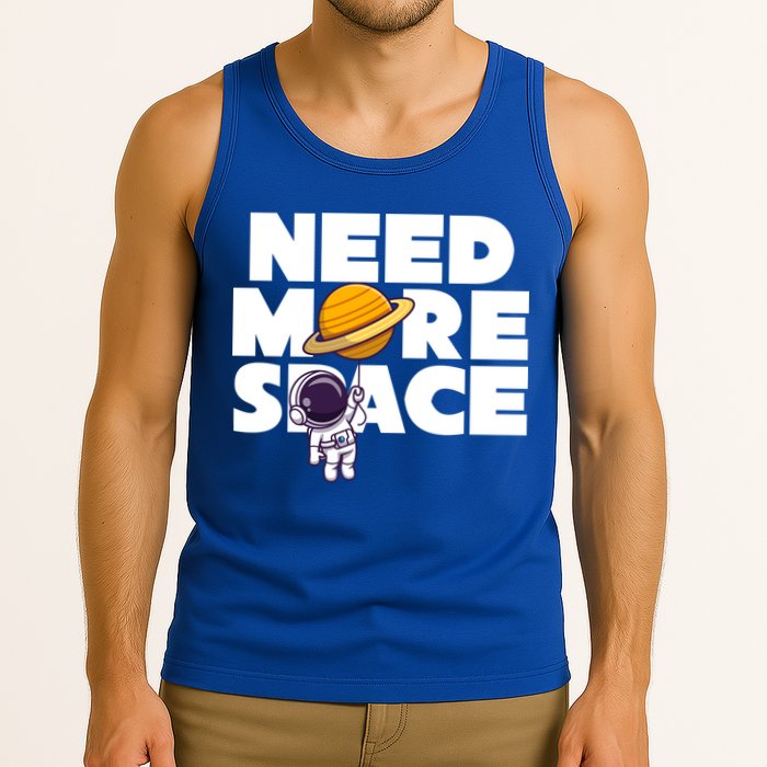 Need More Space Funny Astronaut Tank Top