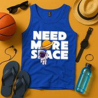 Need More Space Funny Astronaut Tank Top