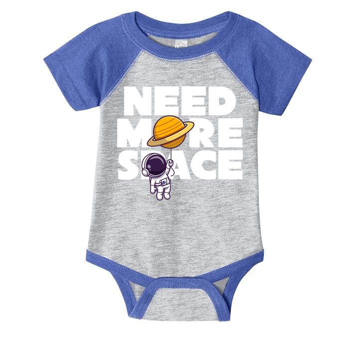 Need More Space Funny Astronaut Infant Baby Jersey Bodysuit