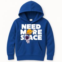Need More Space Funny Astronaut Kids Hoodie